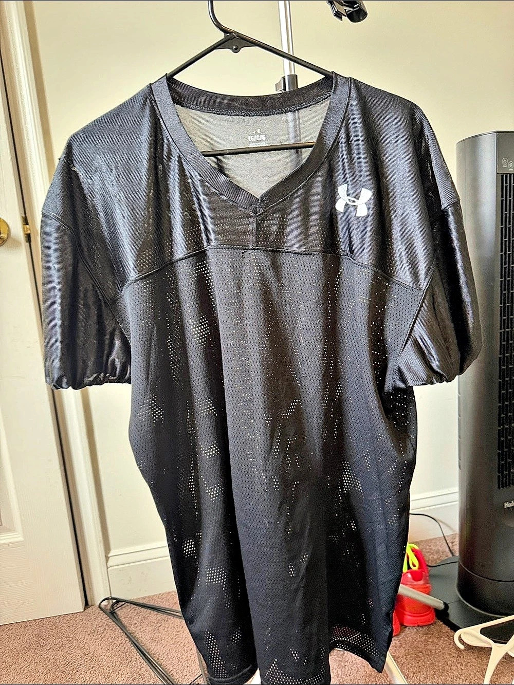 Under Armour UA Icon Mesh Jersey Men's Black football practice Jersey